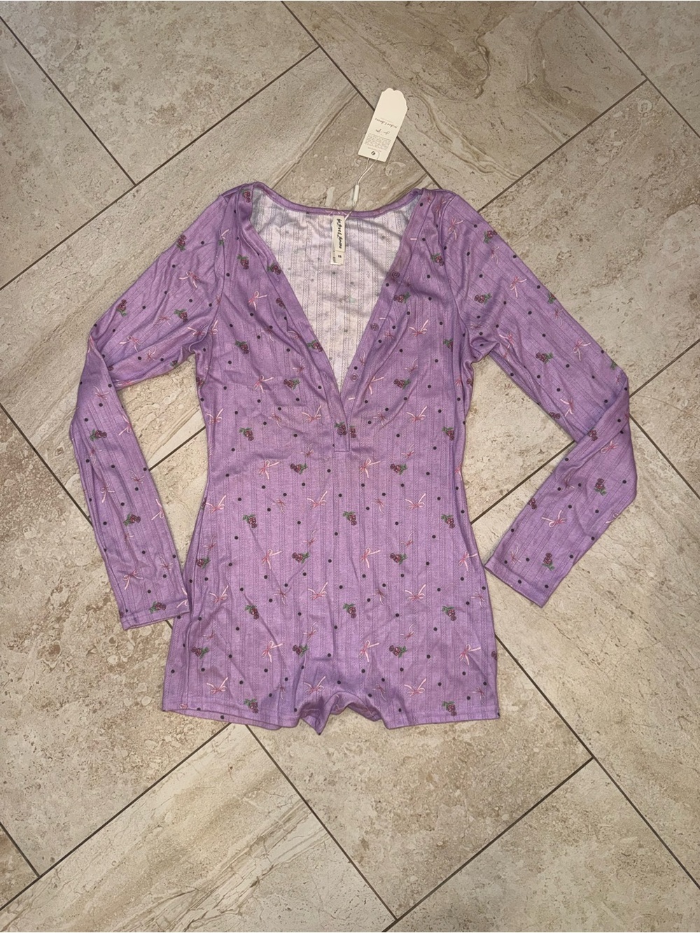 For Love and Lemons PJ romper